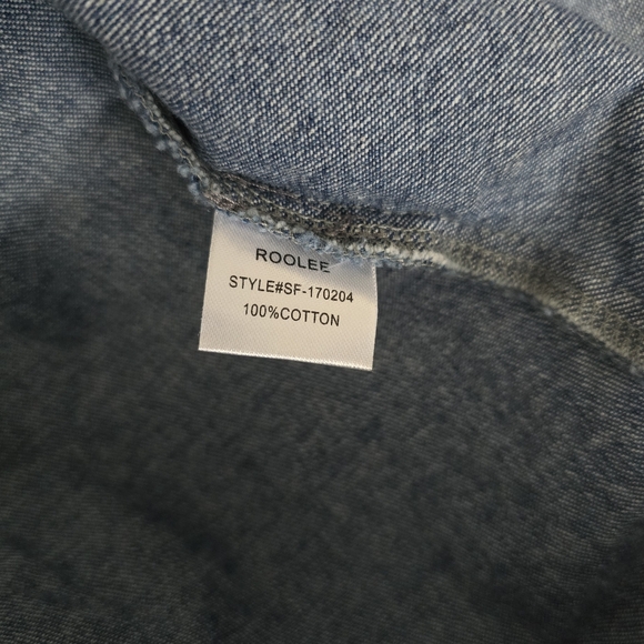 Roolee denim midi 1/2 sleeve dress - Picture 8 of 8